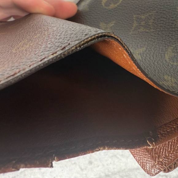 Louis Vuitton Porte-Monnaie Tresor Fold Brown Monogram Leather Wallet - Picture 14 of 16